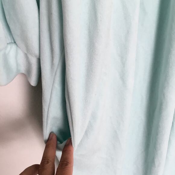 Vtg Hamilton Gold Long Nightgown Women's half front Zipper Fleece Duster Sz M - Picture 6 of 8